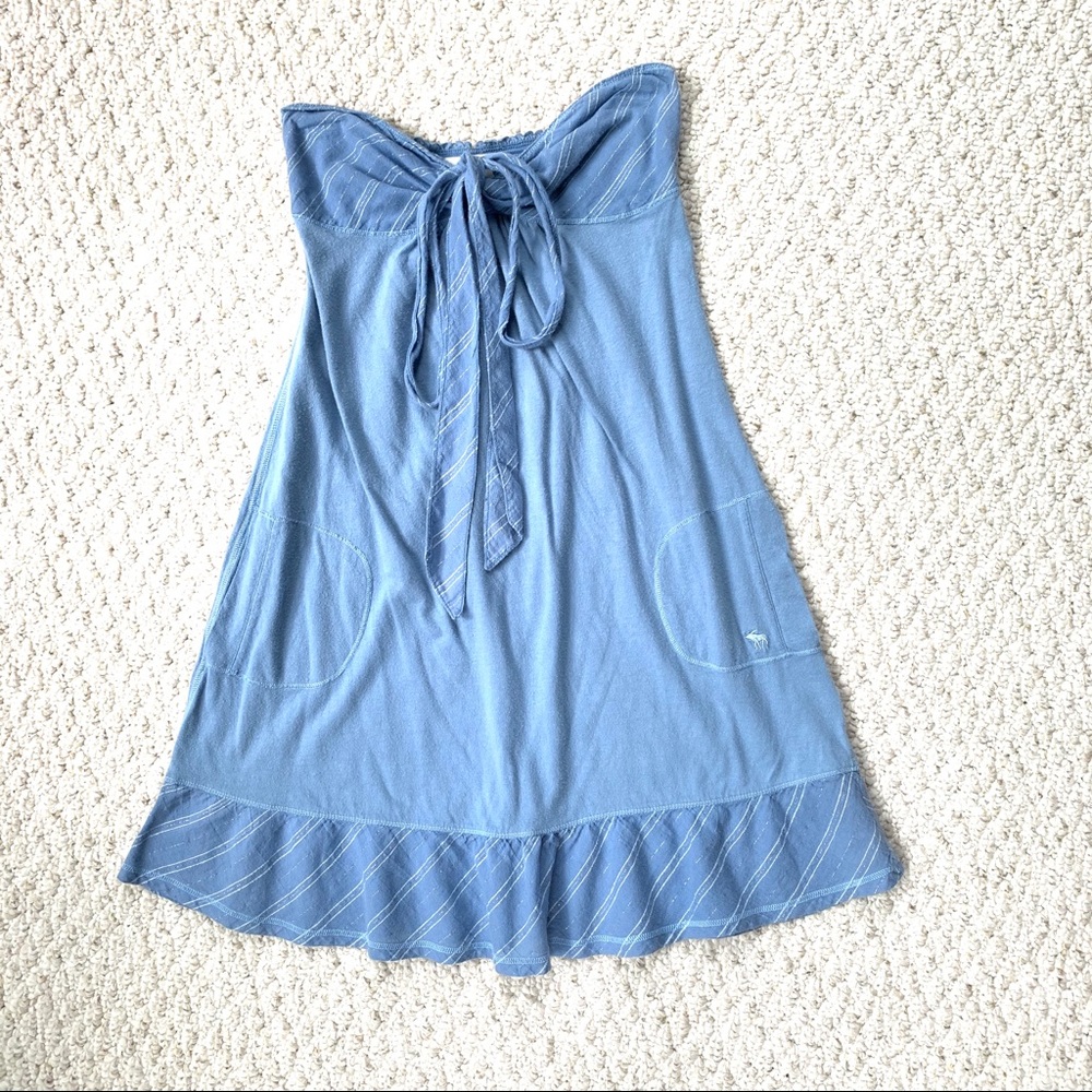 Abercrombie & Fitch Bandeau Halter Dress w Pockets - Picture 4 of 15